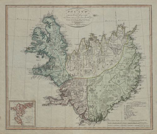 A new version of Iceland on maps | 1776