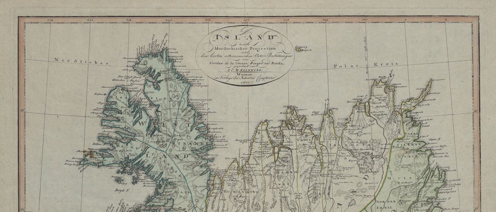 A new version of Iceland on maps | 1776