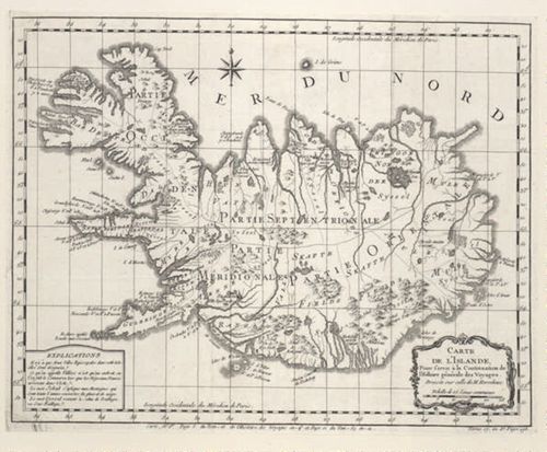 Carte de l'Islande