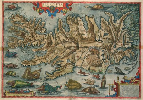 Íslandskort Guðbrands biskups Þorlákssonar | 1590