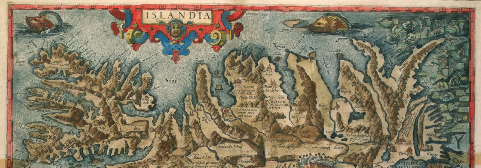 Íslandskort Guðbrands biskups Þorlákssonar | 1590