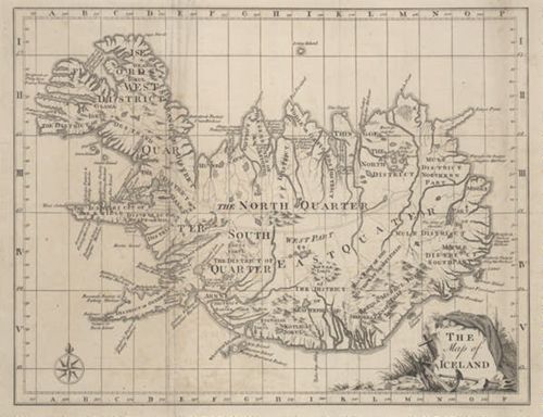 The Map of Iceland