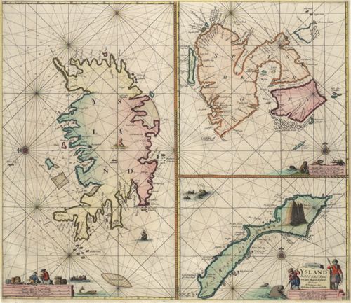 Paskaarte van Ysland, Spitsberge en Ian Mayen Eyland