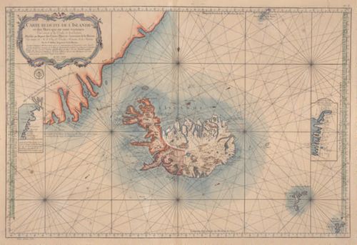 Carte réduite de l'Islande et des Mers qui en sont voisines